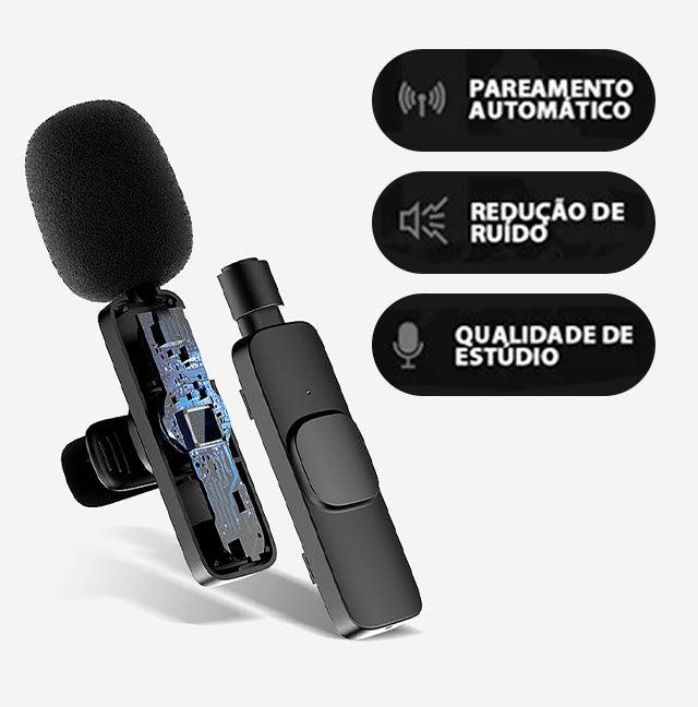 SonusPro - Microfone de lapela sem fio | LEVE 2 PAGUE 1 - OutletNomad