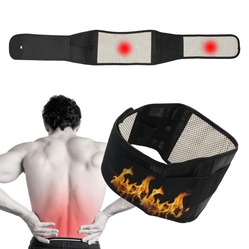 Cinto Turmalina Belt - Terapia Magnética de Auto-Aquecimento para Dores, Hérnia de Disco, Lombalgia, Fibromialgia - OutletNomad