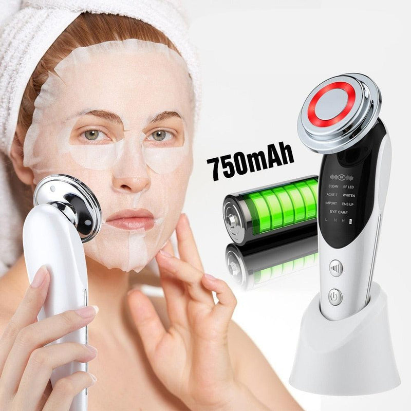 Massageador Rejuvenescedor Facial 7 em 1 - Anti-Envelhecimento - OutletNomad