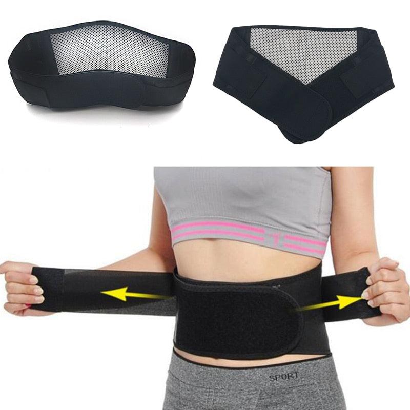 Cinto Turmalina Belt - Terapia Magnética de Auto-Aquecimento para Dores, Hérnia de Disco, Lombalgia, Fibromialgia - OutletNomad