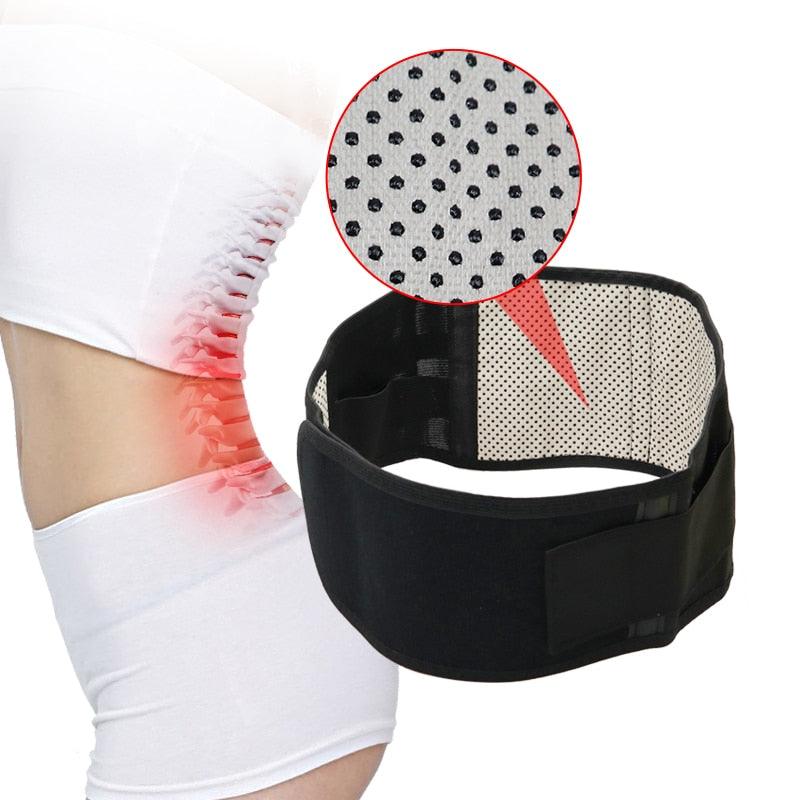 Cinto Turmalina Belt - Terapia Magnética de Auto-Aquecimento para Dores, Hérnia de Disco, Lombalgia, Fibromialgia - OutletNomad