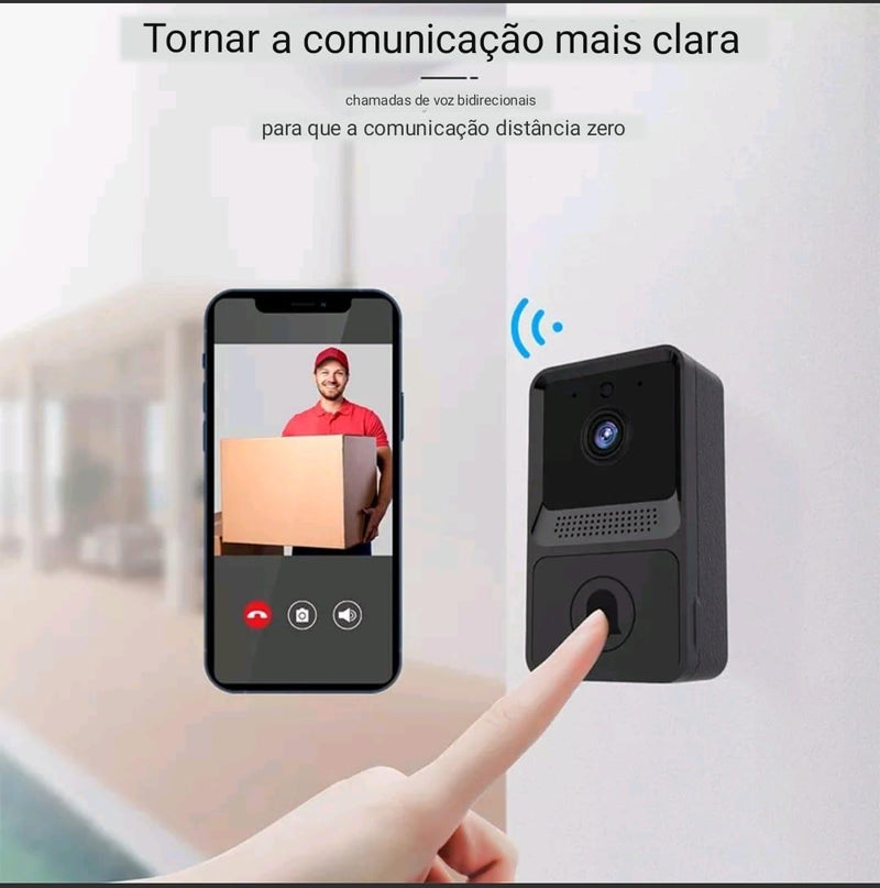 Campainha Wifi com Vídeo - OutletNomad