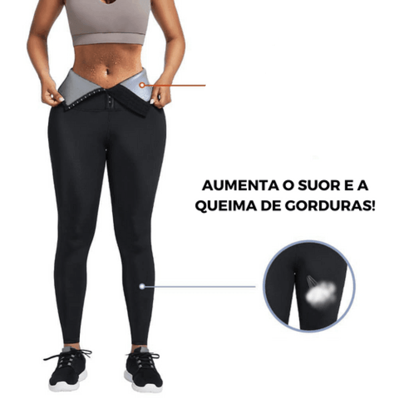 LIQUIDAÇÃO RELÂMPAGO (ÚLTIMO DIA) - Efeito Sauna - FIT MULHER Modela Cintura, Queima Calorias, Pochete e Ideal para Pós Parto - GARANTIA - OutletNomad